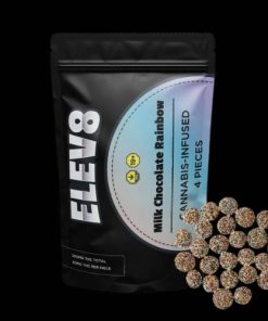 Elev8 – 200mg THC Milk Chocolate Rainbow