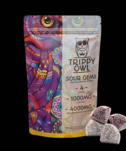 Buy Trippy Owl Assorted Sour Gems – 4000MG Online in Canada - Buy MDMA Canada